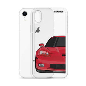 Victory Red C6 Corvette Z06 - iPhone Case