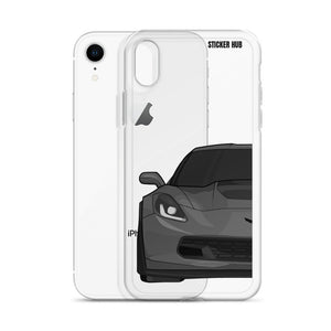 Gray C7 Corvette Z06 - iPhone Case