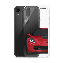 Load image into Gallery viewer, Torch Red C7 Corvette Z06 - iPhone Case