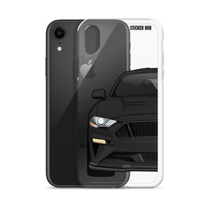 Black 18-21 Mustang 5.0 - iPhone Case