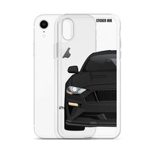 Load image into Gallery viewer, Black 18-21 Mustang 5.0 - iPhone Case