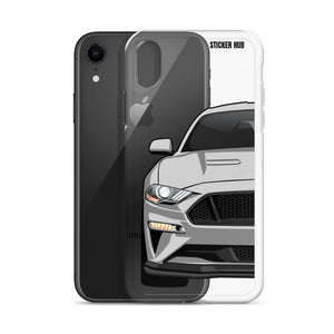 Silver 18-21 Mustang 5.0 - iPhone Case