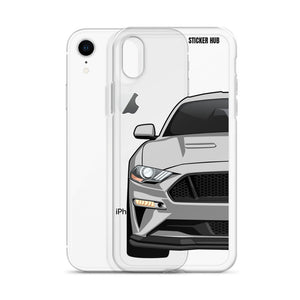 Silver 18-21 Mustang 5.0 - iPhone Case