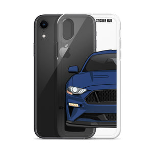 Kona Blue 18-21 Mustang 5.0 - iPhone Case