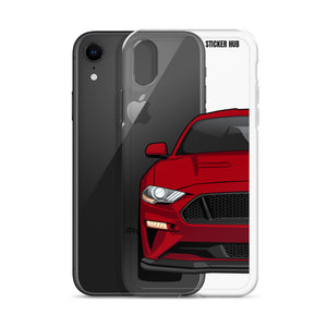 Ruby Red 18-21 Mustang 5.0 - iPhone Case