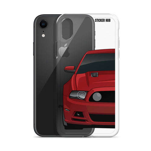 Ruby Red 13-14 Mustang 5.0 - iPhone Case