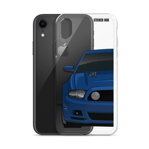 Kona Blue 13-14 Mustang 5.0 - iPhone Case