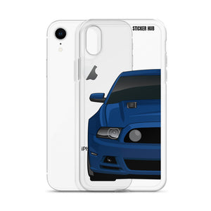 Kona Blue 13-14 Mustang 5.0 - iPhone Case