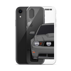 Gray 11-12 Mustang 5.0 - iPhone Case