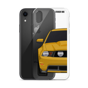 Yellow 11-12 Mustang 5.0 - iPhone Case