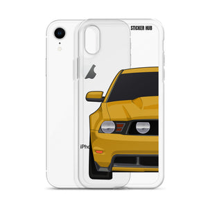 Yellow 11-12 Mustang 5.0 - iPhone Case