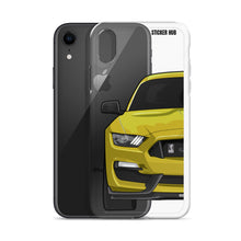 Load image into Gallery viewer, Yellow Mustang GT350 - iPhone Case