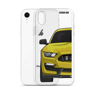 Yellow Mustang GT350 - iPhone Case