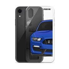 Load image into Gallery viewer, Lightning Blue Mustang GT350 - iPhone Case