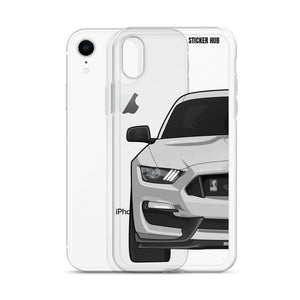 Silver Mustang GT350 - iPhone Case