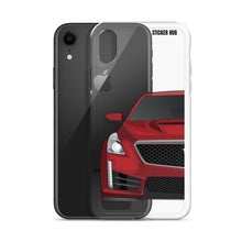 Load image into Gallery viewer, Red Cadillac CTS-V - iPhone Case