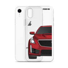 Load image into Gallery viewer, Red Cadillac CTS-V - iPhone Case