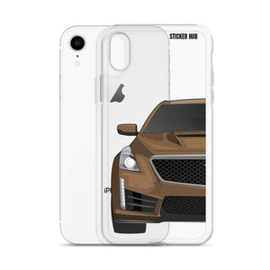 Bronze Sand Cadillac CTS-V - iPhone Case