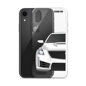 White Cadillac CTS-V - iPhone Case