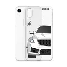 Load image into Gallery viewer, White Cadillac CTS-V - iPhone Case