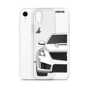 White Cadillac CTS-V - iPhone Case