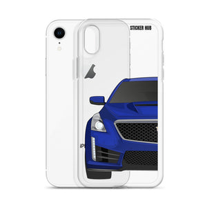 Wave Blue Cadillac CTS-V - iPhone Case