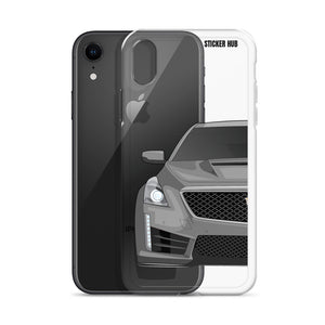 Silver Cadillac CTS-V - iPhone Case