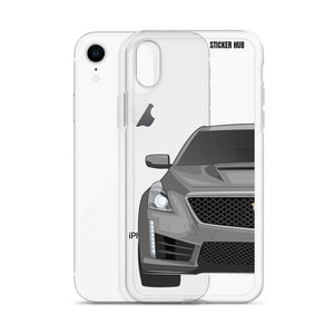 Silver Cadillac CTS-V - iPhone Case