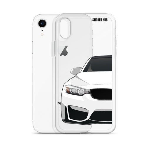 White BMW F80 - iPhone Case