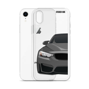 Gray BMW F80 - iPhone Case