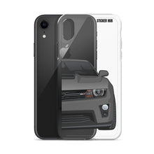 Load image into Gallery viewer, Ashen Grey 5th Gen Camaro ZL1 - iPhone Case