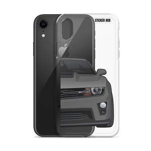 Ashen Grey 5th Gen Camaro ZL1 - iPhone Case