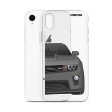 Load image into Gallery viewer, Ashen Grey 5th Gen Camaro ZL1 - iPhone Case