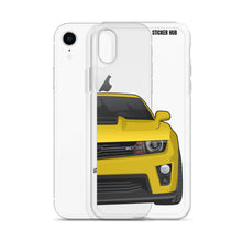 Load image into Gallery viewer, Rally Yellow 5th Gen Camaro ZL1 - iPhone Case