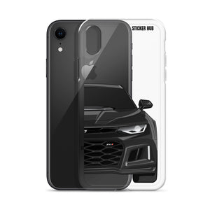 Black 6th Gen Camaro ZL1 - iPhone Case