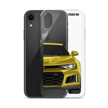 Load image into Gallery viewer, Yellow 6th Gen Camaro ZL1 - iPhone Case