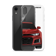 Load image into Gallery viewer, Garnet Red 6th Gen Camaro ZL1 - iPhone Case