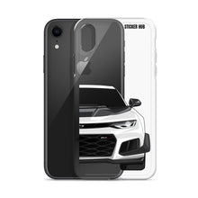 Load image into Gallery viewer, White 6th Gen Camaro ZL1 1LE - iPhone Case