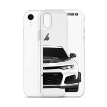 Load image into Gallery viewer, White 6th Gen Camaro ZL1 1LE - iPhone Case