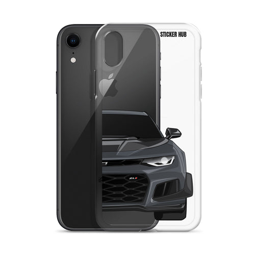 Gray 6th Gen Camaro ZL1 1LE - iPhone Case