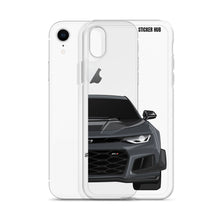 Load image into Gallery viewer, Gray 6th Gen Camaro ZL1 1LE - iPhone Case