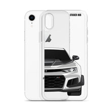 Load image into Gallery viewer, Silver 6th Gen Camaro ZL1 1LE - iPhone Case