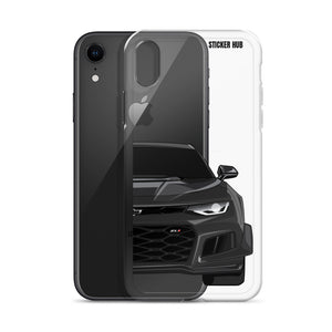 Black 6th Gen Camaro ZL1 1LE - iPhone Case