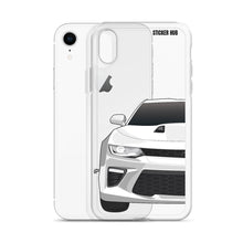 Load image into Gallery viewer, White 6th Gen Camaro SS - iPhone Case