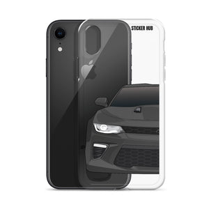 Gray 6th Gen Camaro SS - iPhone Case