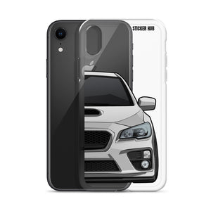 Silver 15-17 Subaru WRX STI - iPhone Case