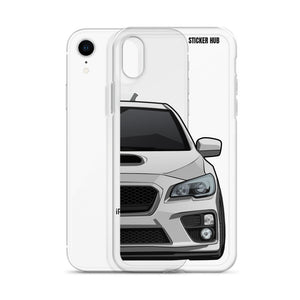 Silver 15-17 Subaru WRX STI - iPhone Case