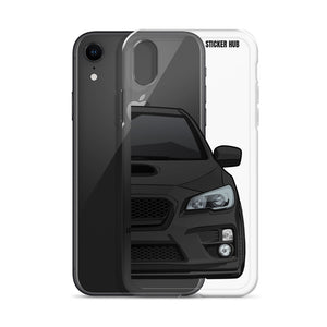 Black 15-17 Subaru WRX STI - iPhone Case