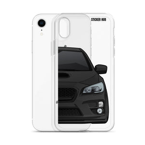 Black 15-17 Subaru WRX STI - iPhone Case