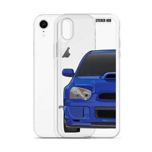 WR Blue Pearl 03-05 Subaru WRX STI - iPhone Case